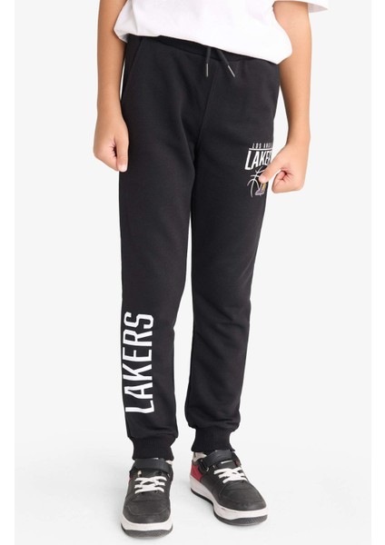 Erkek Çocuk NBA Los Angeles Lakers Beli Lastikli Jogger Eşofman Altı F4088A825AU fırsatları