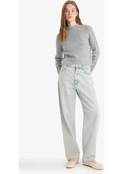 Regular fit Yarım Balıkçı Yaka Triko Kazak F4768AX25WN indirimleri