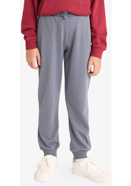 Erkek Çocuk 2'li Takım Kapüşonlu Baskılı Sweatshirt Eşofman Altı G3658A825AU