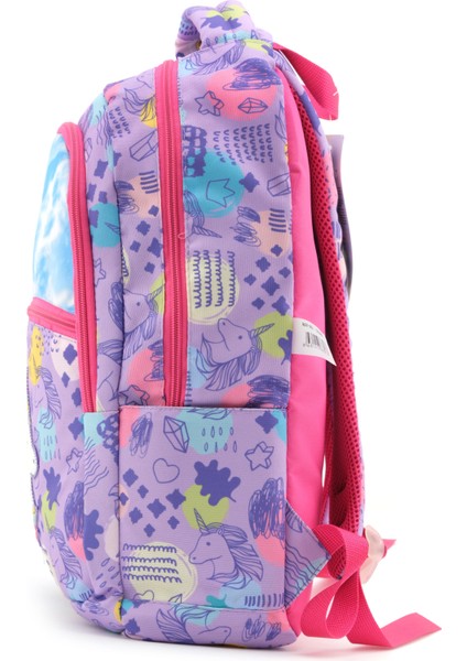 Unicorn Tek Ana Bölmeli Kız Çocuk Ilkokul Çantası