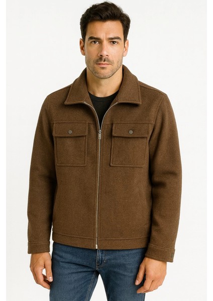 Erkek Kahverengi Mont