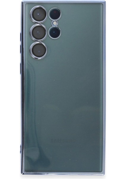 Samsung Galaxy S22 Ultra Kılıf Lensli Silikon - Açık Mavi - A1932-3158 fiyatları