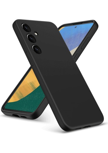 Samsung Galaxy A36 Kılıf Nano Içi Kadife Silikon - Siyah - A3364-8213