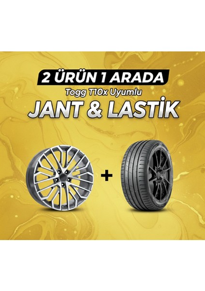 Togg T10X Uyumlu 235/50R19 Yaz Lastiği 4 Adet YILI:2025+DY1649 Gmd 19" Jant 4 Adet