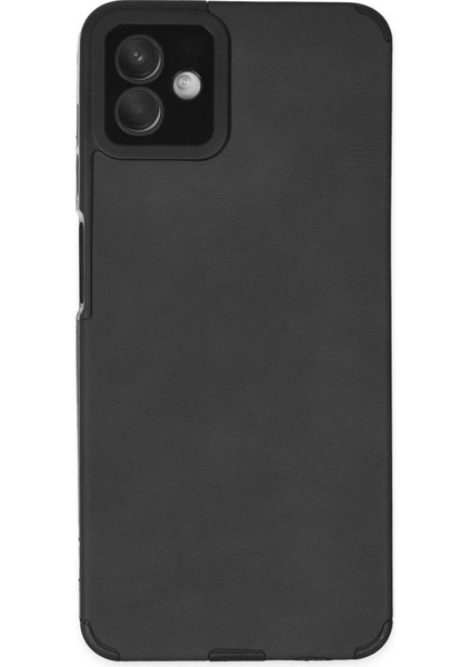 Samsung Galaxy A04 Kılıf Loop Deri Silikon - Siyah - A8969-5971