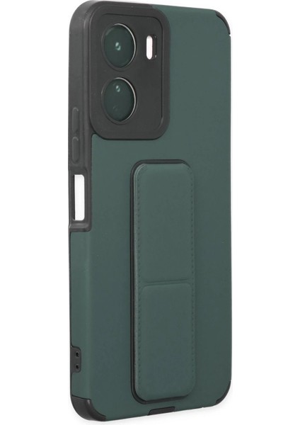Vivo Y16 Kılıf Mega Standlı Silikon - Yeşil - A2939-1619 fiyatları