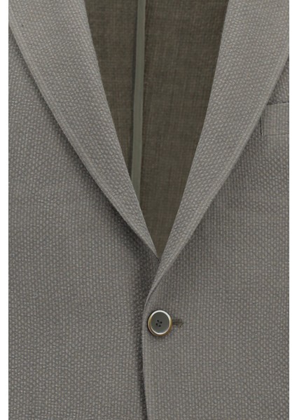 Regular Fit Düz Seersucker Ceket indirimleri