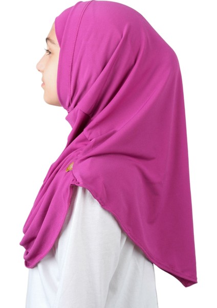 Pratik Hazır Geçmeli Boneli Çocuk Şal Fuşya indirimleri