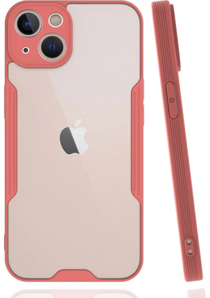 iPhone 14 Plus Kılıf Platin Silikon - Pembe - A1958-7046