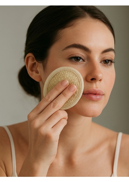 Doğal Kabak Lifi Yüz Peeling Süngeri – Cilt Canlandırıcı Doğal Ürün fırsatları