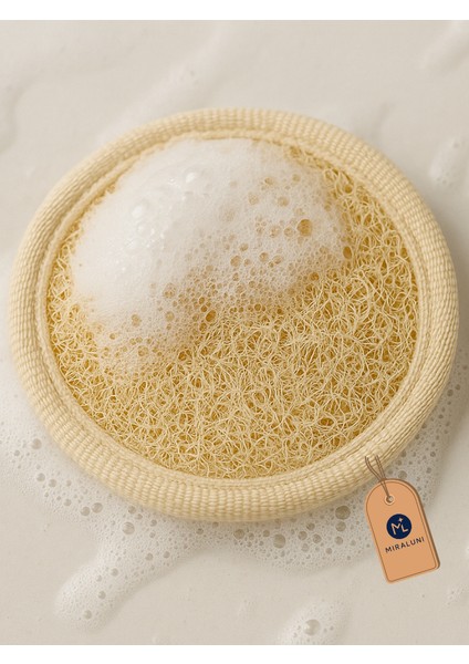 Doğal Kabak Lifi Yüz Peeling Süngeri – Cilt Canlandırıcı Doğal Ürün