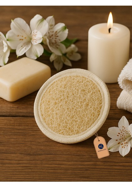 Doğal Kabak Lifi Yüz Peeling Süngeri – Cilt Canlandırıcı Doğal Ürün