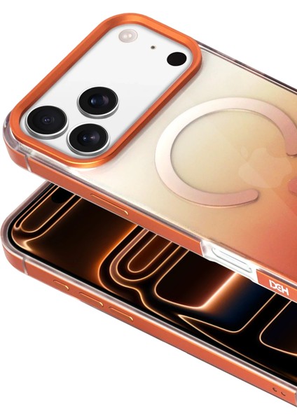 Apple iPhone 17 Pro HBC-395 Altai Magsafe Kapak - Turuncu fiyatları