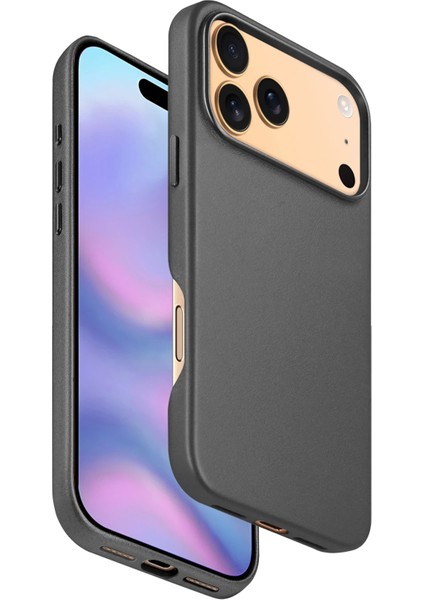 Apple iPhone 17 Pro Max HBC-242 Dividing Magsafe Kapak - Titan Gri