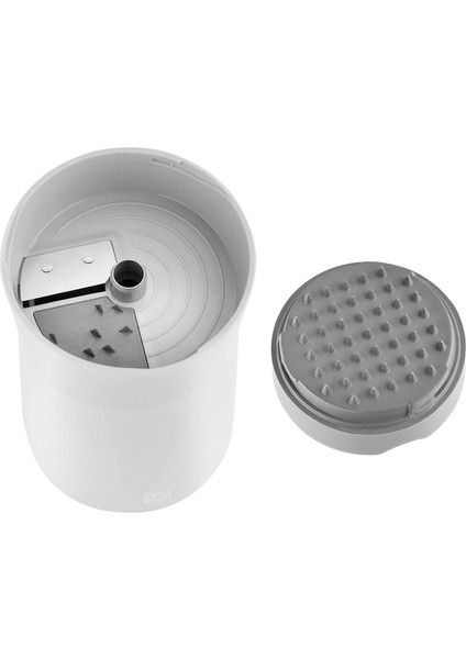 Z-Cut Spiral Kesici, Çok Fonksiyonlu, 18/10 Paslanmaz Çelik Bıçak, Plastik Gövde, Gri 2li P indirimleri