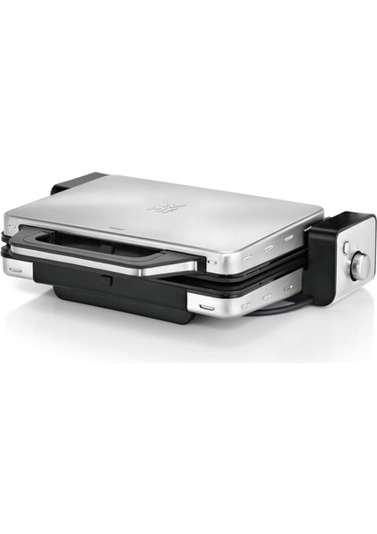 Lono Contact Grill Çelik 2 Bölmeli Elektrikli Izgara & Tost Makinesi 2100 W