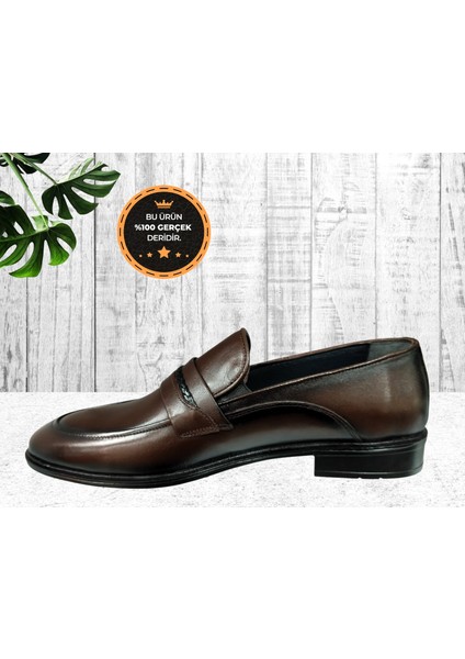 TK-122 Hakiki Deri Erkek Klasik Ayakkabı