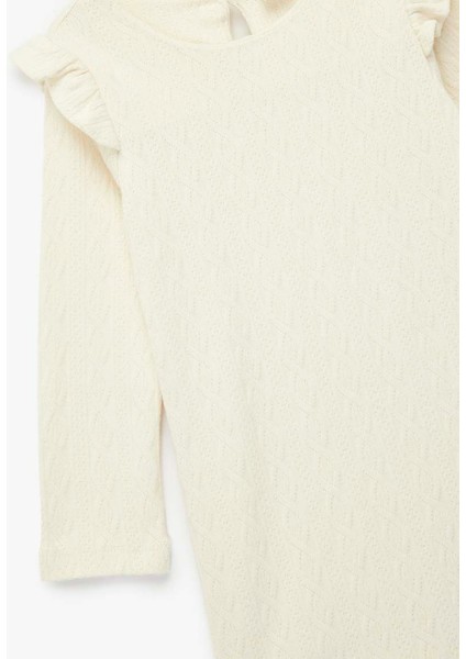 Bej Kız Bebek Elbise 6WMG80014AK modelleri