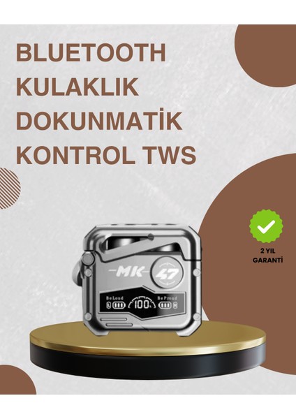 Bluetooth 5.0 Kulak Içi Kablosuz Kulaklık – Dokunmatik Kontrol, Düşük Gecikme