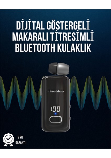 Fineblue F580 Bluetooth Kulaklık – Iş, Oyun ve Spor Için Gelişmiş Kablosuz Performans