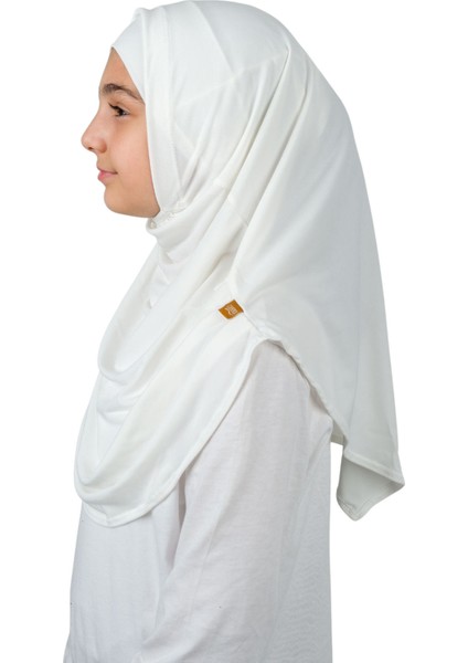 Pratik Hazır Geçmeli Boneli Çocuk Şal Beyaz indirimleri