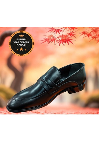 TK-122 Hakiki Deri Erkek Klasik Ayakkabı