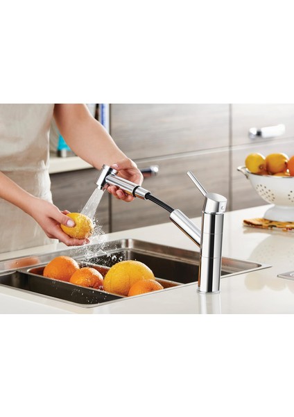 Harmony Xl A42147 Pull-Out Eviye Bataryası, 8 Litre/dk Akış Hızı, Uzayabilen El Duşu, Krom modelleri