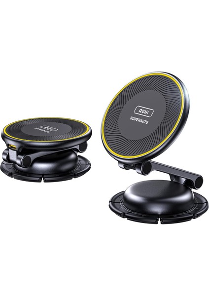 Kablosuz Magsafe Araç Montaj Şarj Cihazı, Tamamen Metal 15W Hızlı Magsafe Şarj Cihazı, Eller Se