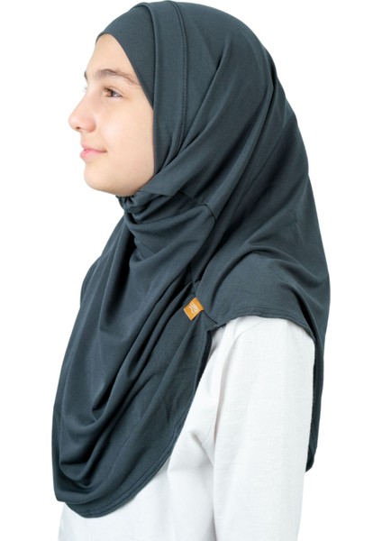 Pratik Hazır Geçmeli Boneli Çocuk Şal Antrasit fırsatları