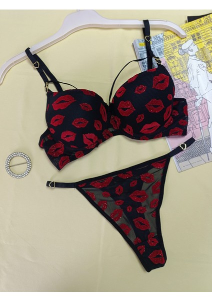 Ipli Destekli Yarım Dolgulu Lave Me Sütyen Takım