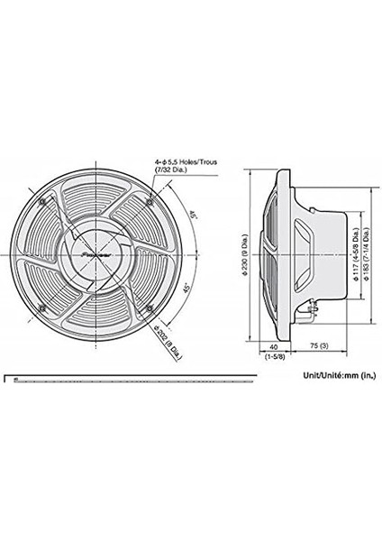 TS-MR2040 200W 20 cm Marine Hoparlör fiyatları