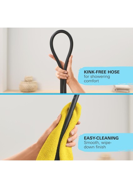 Vitalioflex Trend Quickfix Duş Hortumu, 1750 Mm, Mat Siyah, 287422432 fiyatları