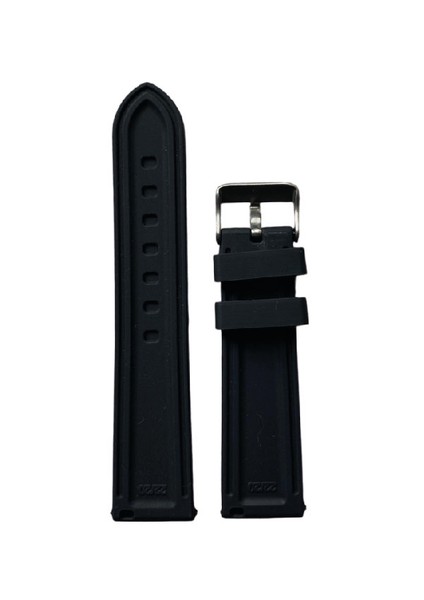 Bombeli Silikon Premium Saat Kordonu – 18MM / 20MM / 22MM – Siyah, Lacivert, Haki – Paslanmaz Çelik Tokalı + Pim Hediyeli fiyatları