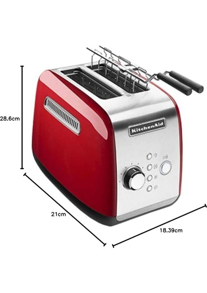 2 Dilim Ekmek Kızartma Makinesi 5KMT221 Empire Red-Eer fiyatları