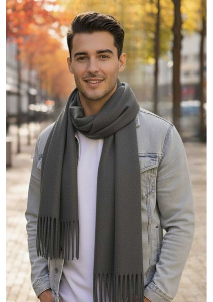 Unisex Yumuşak Dokulu Püsküllü Kışlık Buklet Atkı Şal 2'li Set fiyatları