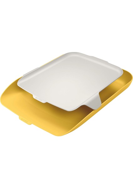 Leitz Cosy Masaüstü Düzenleyicili Evrak Rafı, , Sarı