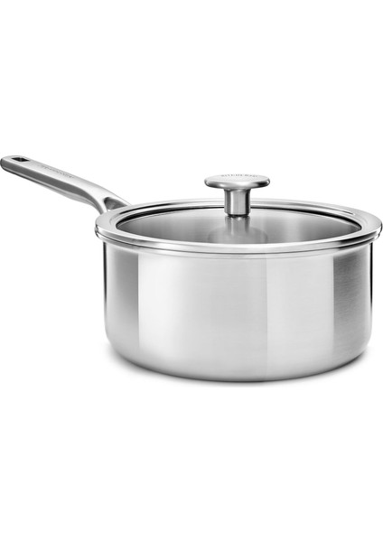 3-Kat Paslanmaz Çelik Sos Tenceresi 18 cm / 2,13 L