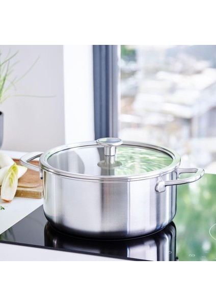 3-Kat Paslanmaz Çelik Sos Tenceresi 18 cm / 2,13 L indirimleri