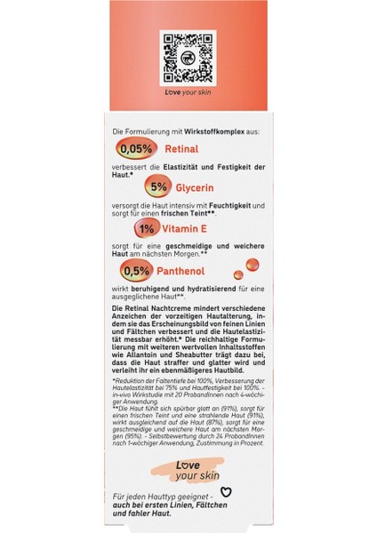 Gece Bakım Kremi Retinal 50 ml fiyatları