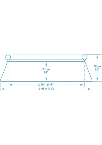 Fast Set™ Şişme Havuz Seti Yuvarlak 3,05 M x 76 cm fırsatları