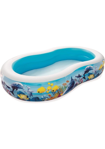 Family Pool Sea Ground, 262 x 157 x 46 Cm, Çok Renkli