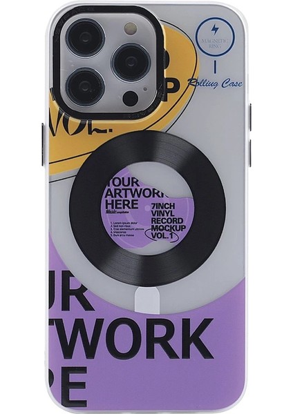 iPhone 12 Pro Max Kılıf Apollo Magneticsafe Desenli Kapak - Apollo Şeffaf - 6 - A7831-2309 modelleri