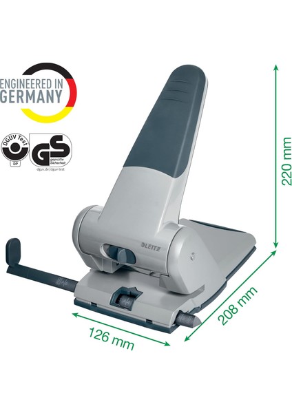 Güçlü Metal Delgeç, Siyah, 65 Sayfa Kapasiteli, Format Sınırlaması ve Ayar Çubuğu, Metal, 5180 indirimleri