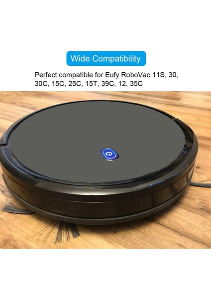 Anker Eufy 11S 30 30C 15C 15T 12 25C 35C /r 500 Uyumlu Yan Fırça Yedek Parça Seti-2 Adet modelleri