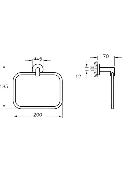Minimax A44783 Halka Havluluk, Krom modelleri