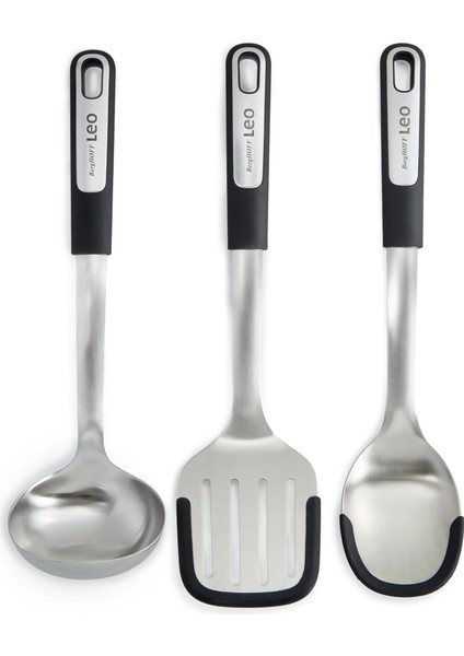 Leo Graphite 3'lü Kepçe Seti