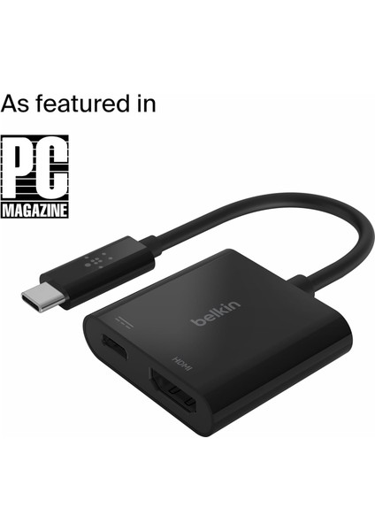 Usb-C-Hdmi Adaptörü Şarj Cihazı AVC002BTBK,4K UHD Videoyu, Bağlı Cihazlar Için 60 W’a Kadar D fiyatları
