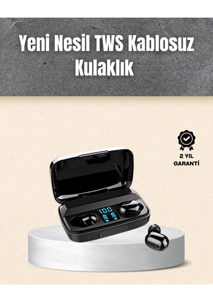 A10S Tws Ergonomik Bluetooth Kulaklık Uzun Pil Ömürlü