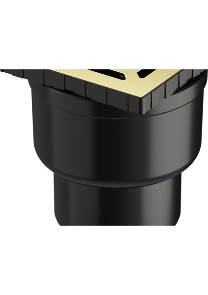 V-Flow Kare 5607325 Yalıtımlı Duş Kanalı Alttan Çıkışlı Dk 800 Kapak Parlak Altın modelleri