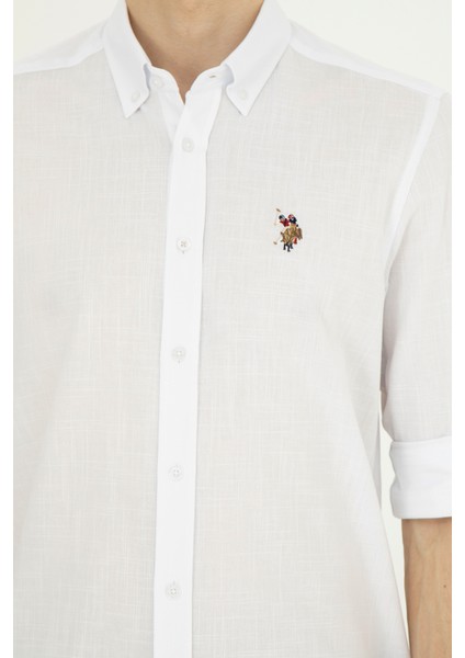 Erkek Beyaz Gömlek Basic 50282588-VR013